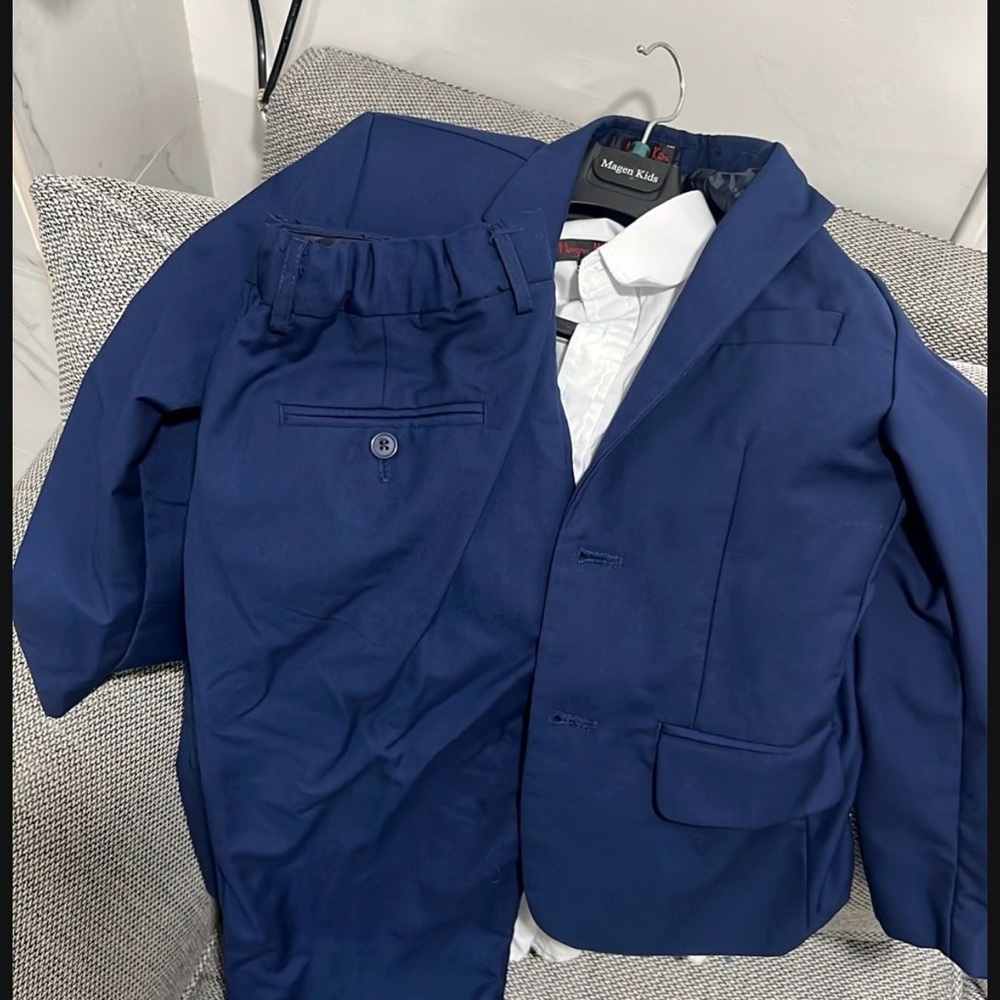 Majestic Royal Blue Kids Suit Set